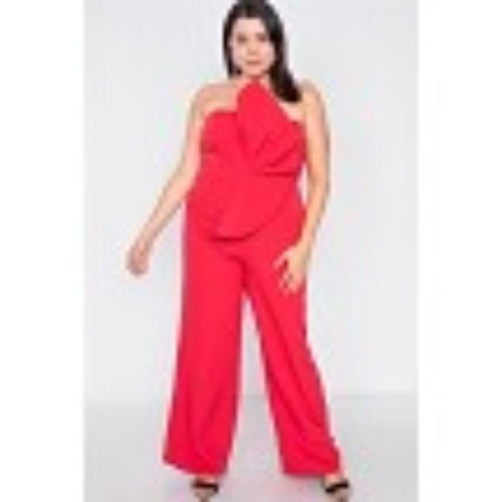 DO+BE 1X tailored  wide leg cocktail jumpsuit NWT